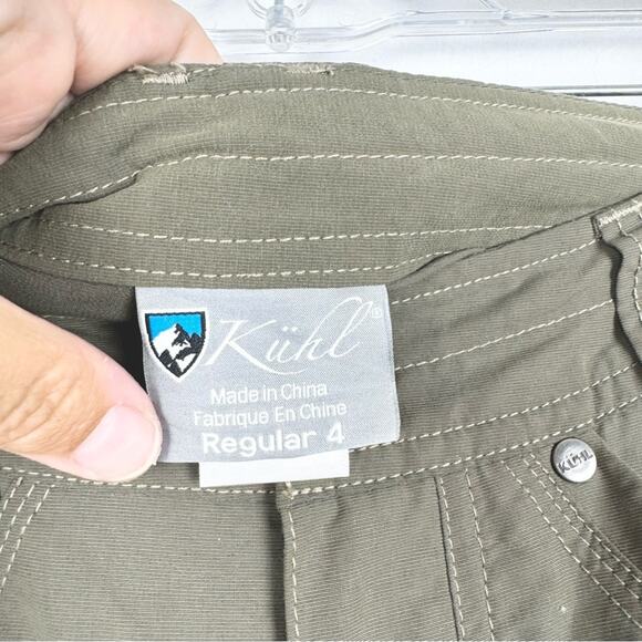 Kuhl Liberator Convertible Lightweight Hiking Outdoor Pants Olive Green Size 4 - Picture 6 of 13
